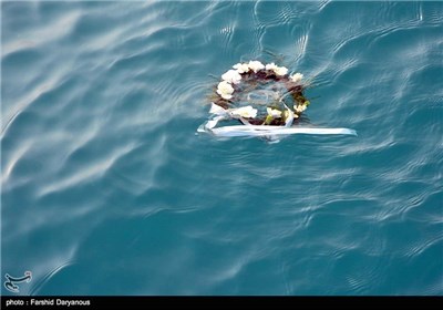 Flower Drop in Memory of Victims of Iranian Plane Downed by US