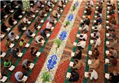حال و هوای معنوی جزءخوانی در امامزاده نرمی اصفهان به روایت تصویر