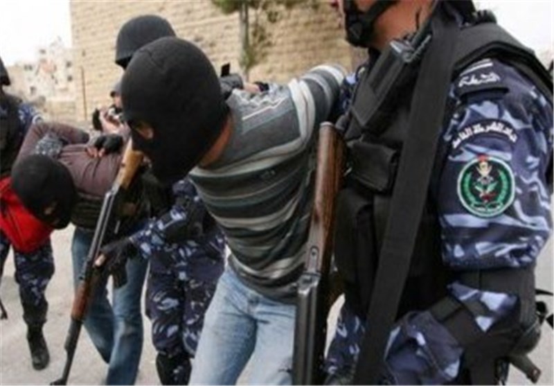 حمله نیروهای تشکیلات خودگردان به تظاهرات فلسطینیان در رام الله
