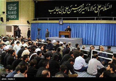 Supreme Leader Hosts Mourning Ceremony on Martyrdom Anniversary of Imam Ali (PBUH)