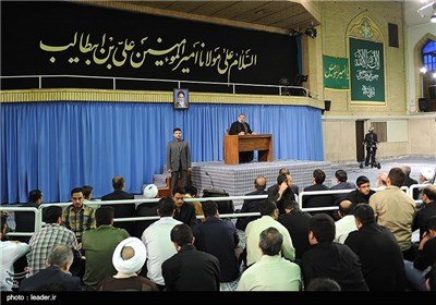Supreme Leader Hosts Mourning Ceremony on Martyrdom Anniversary of Imam Ali (PBUH)