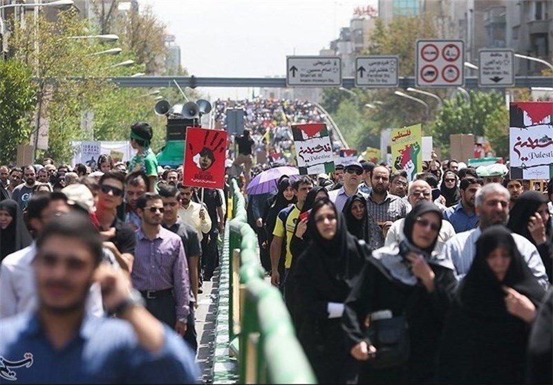 Iranians Hold Massive Rallies in Solidarity with Palestine