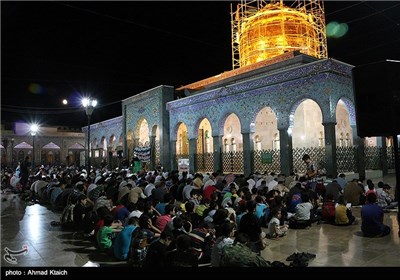 مراسم احیای ماه رمضان در حرم حضرت زینب (س) - سوریه