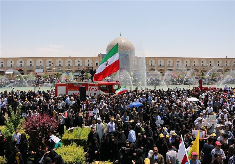 نه به معامله قرن| راهپیمایی روز جهانی قدس در سراسر استان اصفهان آغاز شد