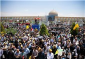حماسه حضور مردم اصفهان در راهپیمایی روز قدس به روایت تصویر