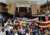 حماسه حضور مردم اهواز در راهپیمایی روز قدس به روایت تصویر