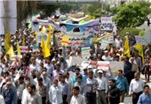 راهپیمایی مردم قم در محکومیت رژیم آل سعود برگزار شد