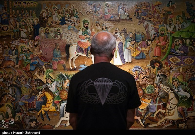 نمایشگاه گروهی نقاشی رنگ در فرهنگسرای هنگام