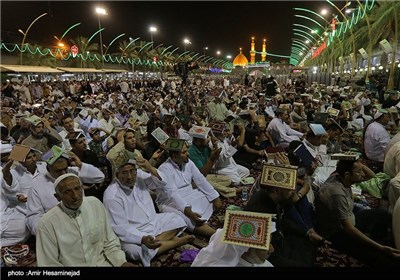 مراسم احیای شب بیست وسوم ماه رمضان در کربلا