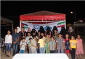 فرزندان شهدای غزه مهمان سفره افطار خیرین ایرانی + عکس
