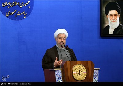 سخنرانی حجت الاسلام حسن روحانی رئیس جمهور در ضیافت افطار با هنرمندان