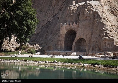 خشک شدن دریاچه طاق بستان - کرمانشاه