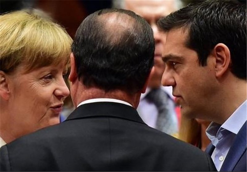 رهبران فرانسه، آلمان و یونان به توافق اولیه بر سر بسته نجات مالی دست یافتند