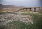 رودخانه «رازآور» در استان کرمانشاه خشک شد+تصاویر