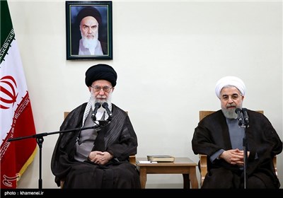 Iran's President, Cabinet Meet Leader in Tehran