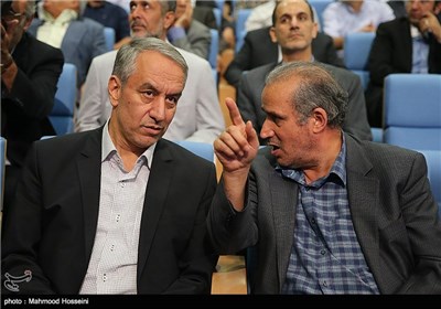 مهدی تاج و علی کفاشیان در ضیافت افطار رئیس جمهور با ورزشکاران