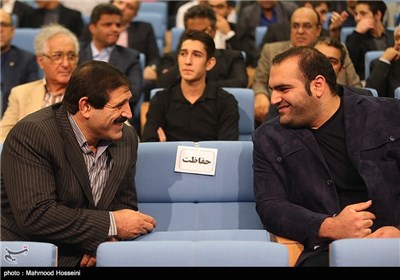 بهداد سلیمی و عباس جدیدی در ضیافت افطار رئیس جمهور با ورزشکاران