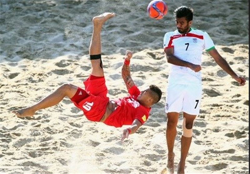 Iran Beach Soccer Moves Up One Place in Rankings
