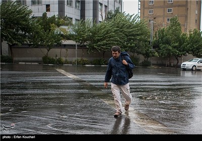 Tehran Gets Hit with Summer Storm