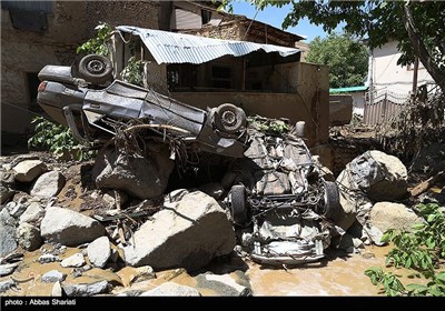 Flash Flood Hits Sijan Village in Iran’s Northern Alborz Province