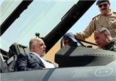 وقتی نخست وزیر عراق سوار جنگنده F16 می‌شود+ تصاویر