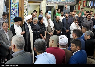 مجلس تأبینی فی مدینة ری جنوب العاصمة طهران بمناسبة استشهاد أبو منتظر المحمداوی