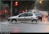 بارش رگبار در شهرکرد