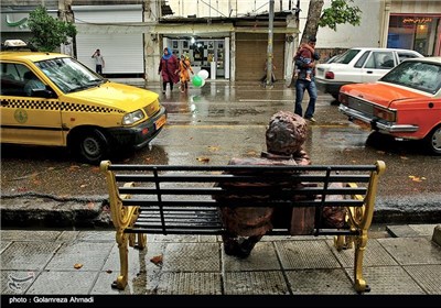 بارش رگبار در ساری