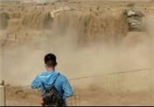فیلم/ طغیان آبشار در چین