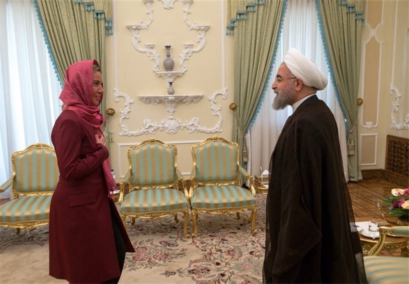 Iranian President Holds Talks with EU’s Mogherini in Tehran