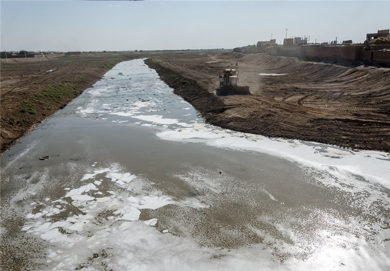 لایروبی رودخانه آجی‌چای تبریز 80 درصد پیشرفت داشته است