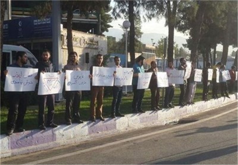 طلاب حوزه‎های علمیه خراسان جنوبی در اعتراض به حوادث منا تجمع کردند