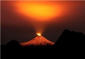 تصاویر فعال شدن آتشفشان ویلاریکا در شیلی