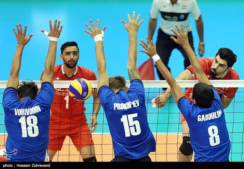 Photos: Iran Beats Kazakhstan 3-0 at Asian Senior Volleyball ...