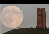 تصاویر قرص کامل ماه در شب آخر ماه جولای