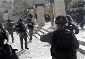 درگیری جدید نظامیان صهیونیست با فلسطینیان خشمگین در مسجدالاقصی