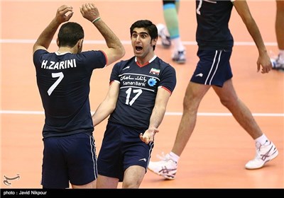 دیدار تیم‌های ملی والیبال ایران وچین تایپه