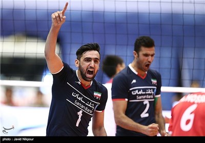 دیدار تیم‌های ملی والیبال ایران وچین تایپه
