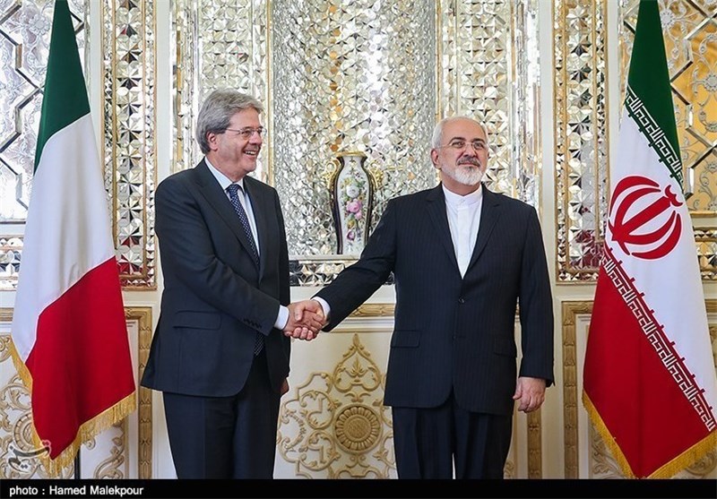 Iranian, Italian Foreign Ministers Meet in Tehran