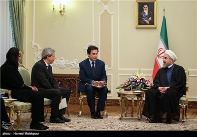 Iran’s President Meets Italian Ministers in Tehran