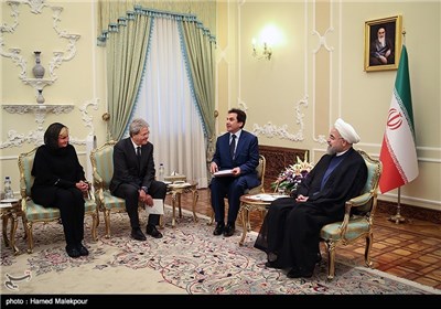 Iran’s President Meets Italian Ministers in Tehran