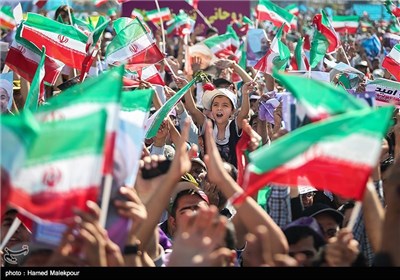 Iran's President Rouhani Visits Eslamshahr, Southwest of Tehran