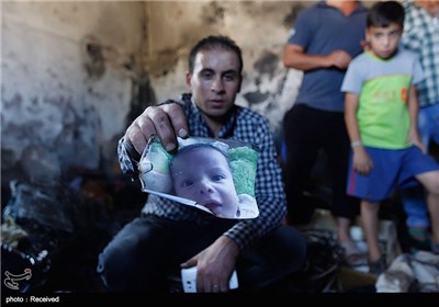 کشته شدن کودک فلسطینی و پدرش در آتش سوزی عمدی