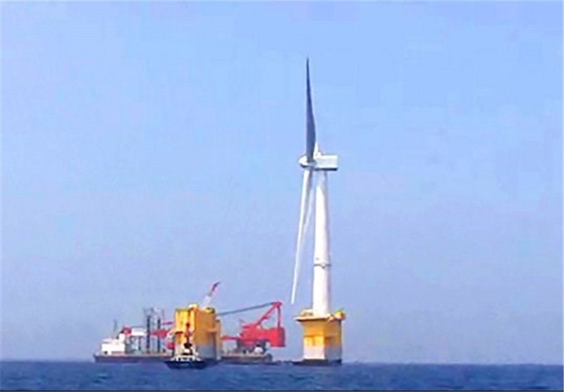 بزرگترین توربین شناور بادی جهان