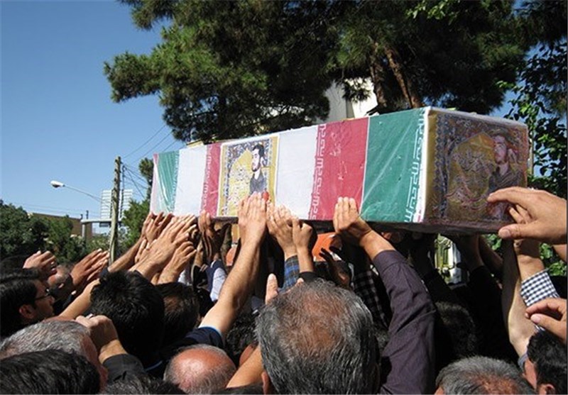 پیکر شهید مدافع حرم در مشهد مقدس تشییع شد