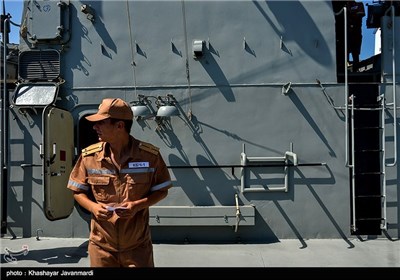 Russian Naval Fleet Dock at Iranian Port