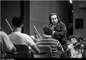 تمرین ارکستر چین و ایران به روایت تصویر