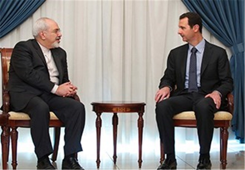 ظریف:در دیدار با اسد بر حل بحران سوریه تمرکز داشتیم