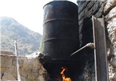 حمام‌‌های روستایی سرخ‌آباد با سوزاندن جنگل‌های طارم گرم می‌شود