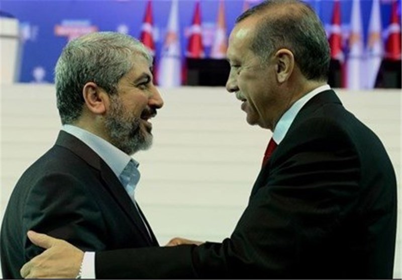 دیدار 3ساعته اردوغان با خالد مشعل پشت درهای بسته